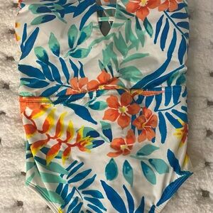 Beach Betty Tropical Floral Swimsuit (M)